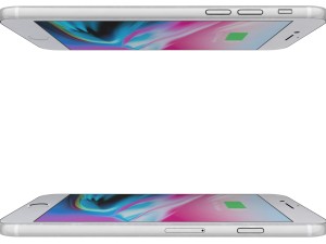 apple iphone 8 silver Modello 3D
