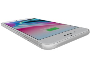 apple iphone 8 silver Modello 3D