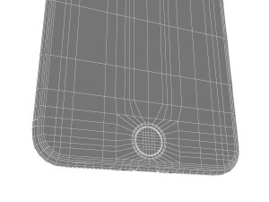 apple iphone 8 silver Modello 3D