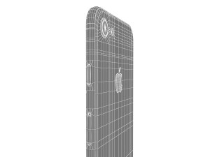 apple iphone 8 silver Modello 3D