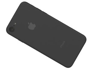 apple iphone 8 space gray 3D Model