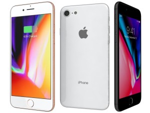 apple iphone 8 all colors 3D Model