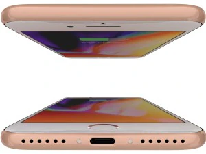 apple iphone 8 all colors 3D Model