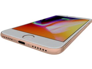 apple iphone 8 all colors 3D Model