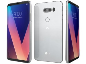 lg v30 cloud silver and moroccan blue Model 3D