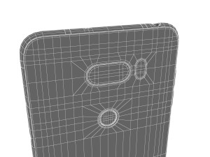 lg v30 cloud silver Model 3D