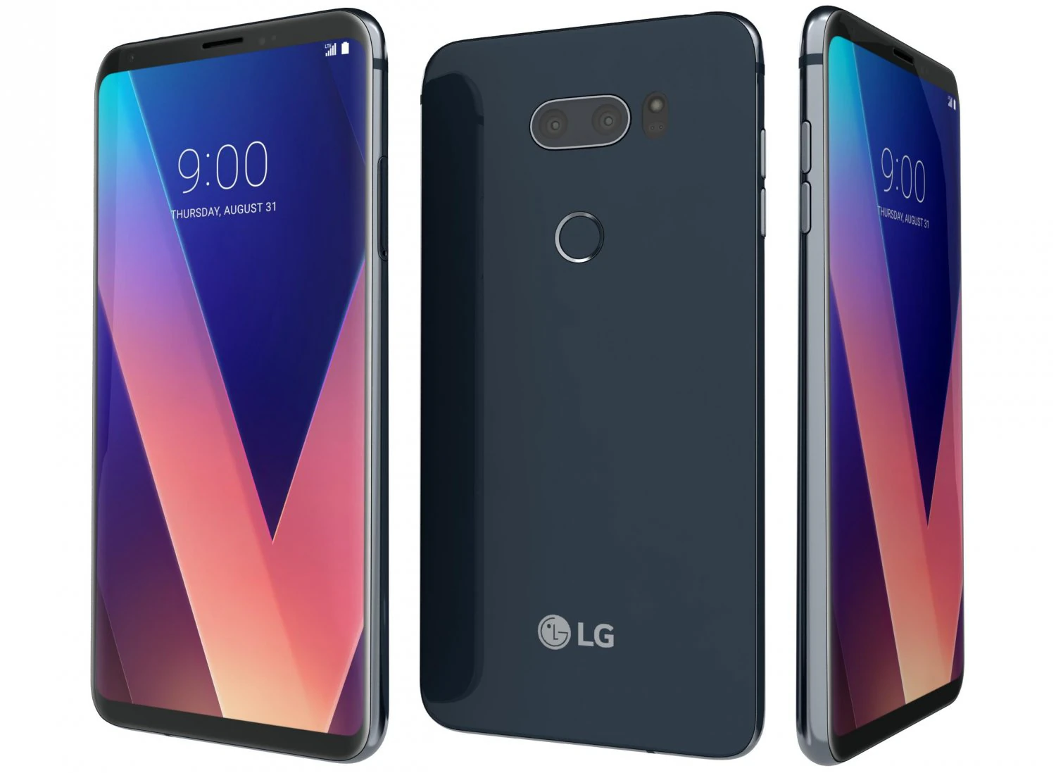 lg v30 moroccan blue 3D Model .c4d .max .obj .3ds .fbx .stl .blend 