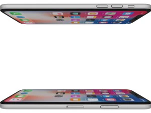 apple iphone x silver 3D Model