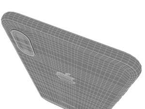apple iphone x silver 3D Model