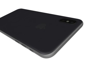 apple iphone x space gray Modelo 3D