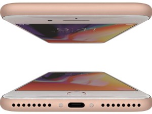 apple iphone 8 plus gold 3D Model