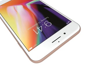 apple iphone 8 plus gold 3D Model