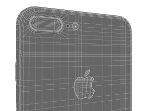 apple iphone 8 plus gold 3D Model