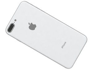 apple iphone 8 plus silver Modelo 3D