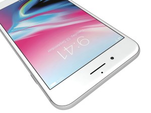 apple iphone 8 plus silver Modelo 3D