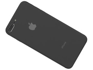 apple iphone 8 plus space gray 3D Model
