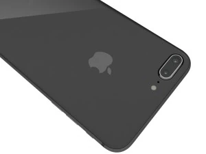apple iphone 8 plus space gray 3D Model