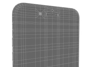apple iphone 8 plus space gray 3D Model