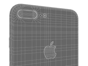 apple iphone 8 plus space gray 3D Model