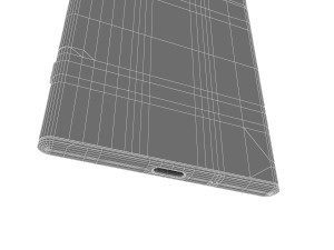 sony xperia xz1 moonlit blue 3D Модель