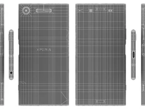 sony xperia xz1 all colors 3D Model