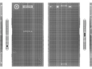 sony xperia xz1 all colors 3D Model