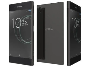 सोनी एक्सपीरिया एक्सए1 प्लस ब्लैक 3D मॉडल