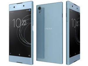 सोनी एक्सपीरिया एक्सए1 प्लस नीला 3D मॉडल
