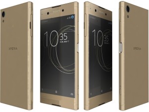 sony xperia xa1 plus gold 3D Модель