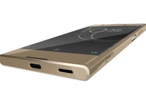 sony xperia xa1 plus gold 3D Модель