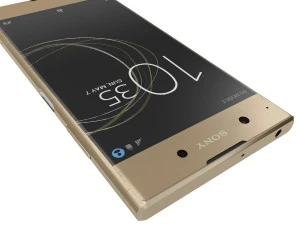 sony xperia xa1 plus gold 3D Model
