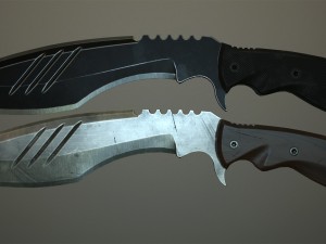kukri knife Modèle 3D