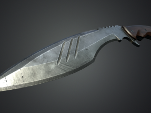 kukri knife Modèle 3D