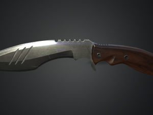 kukri knife Modèle 3D