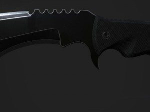kukri knife Modèle 3D