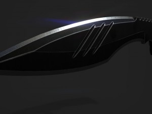 kukri knife Modèle 3D