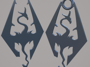 skyrim pendant 3D Print Model