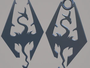 skyrim pendant 3D Print Model