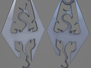 skyrim pendant 3D Print Model
