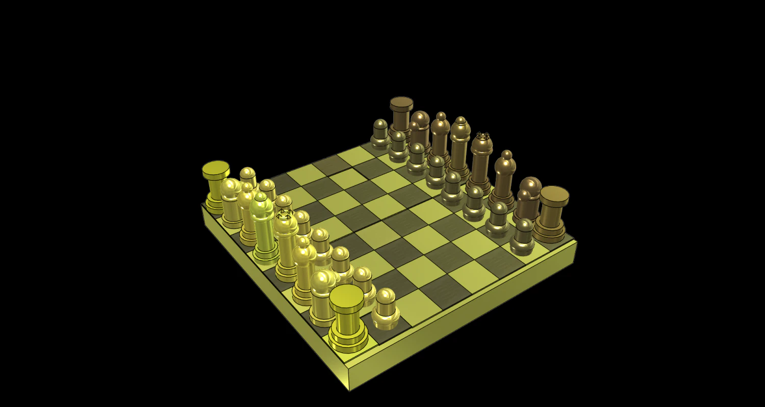 chess 3D Model .c4d .max .obj .3ds .fbx .stl .blend 