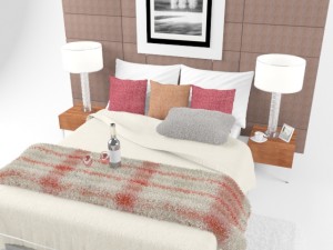 bedroom scene 3D Model
