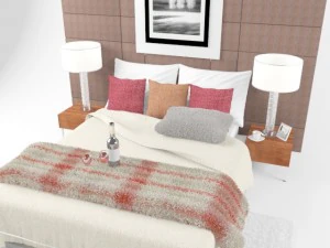 bedroom scene 3D Model