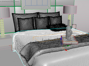 bedroom scene 3D Model