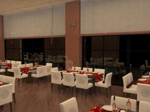 full restaurant and bar with wc 3D Model