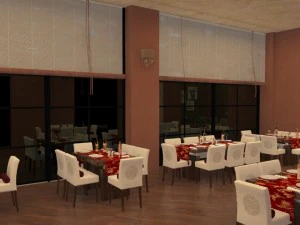 full restaurant and bar with wc 3D Model