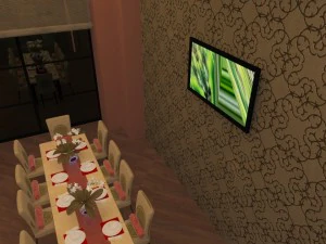 full restaurant and bar with wc 3D Model