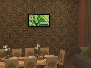 full restaurant and bar with wc Modello 3D