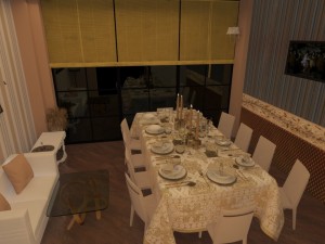 full restaurant and bar with wc Modello 3D