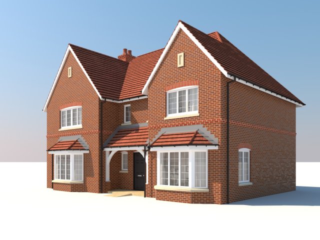 hous 2 3D 모델 .c4d .max .obj .3ds .fbx .stl .blend