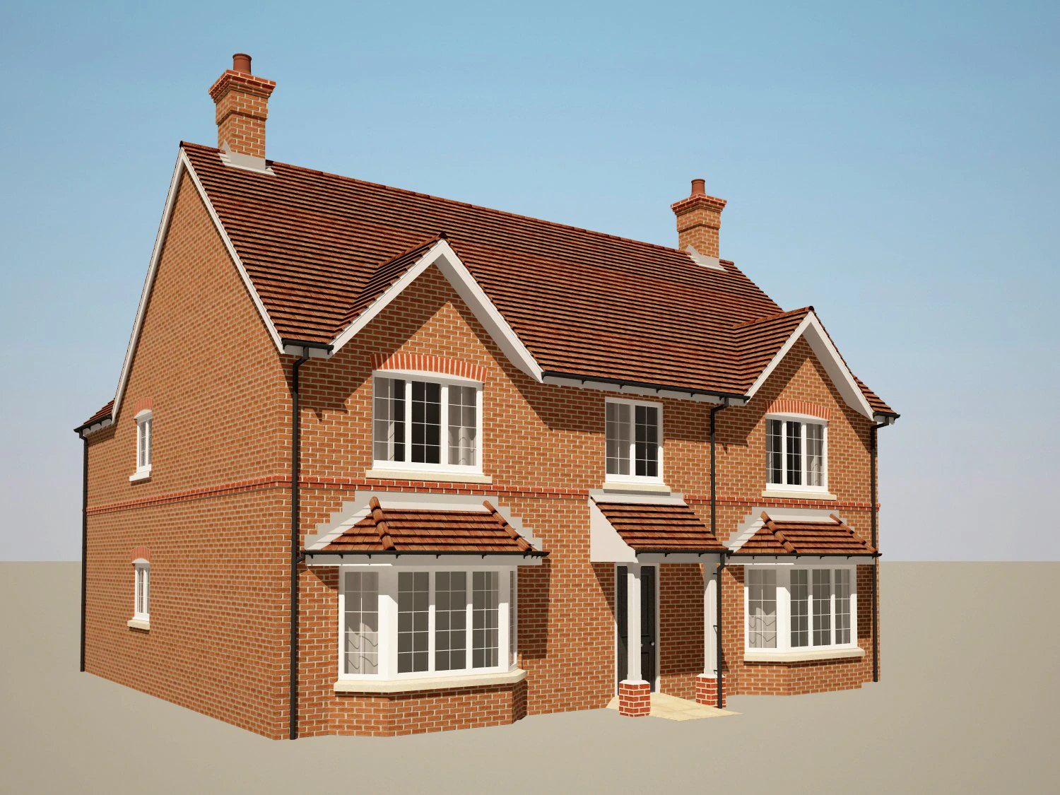 hous 3 3D Model .c4d .max .obj .3ds .fbx .stl .blend 